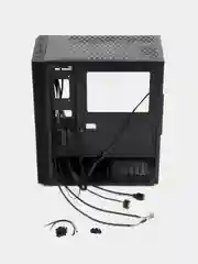 Черный корпус компьютерный GMNG OGC-G110 без БП, ATX 5 х 120 мм, 2 x USB 2.0, 1 х USB 3.0