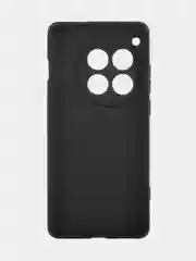 Черный чехол для OnePlus 12 силиконовый BROSCORP матовый/прозрачный тонкий с защитой камер