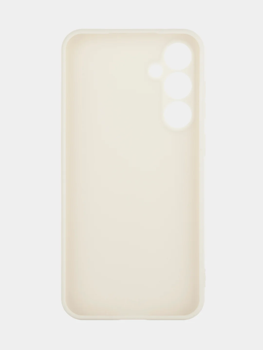 Кремовый чехол для Samsung Galaxy S23/ S23 FE/ S23+/ S23 Ultra BROSCORP силиконовый с защитой камер