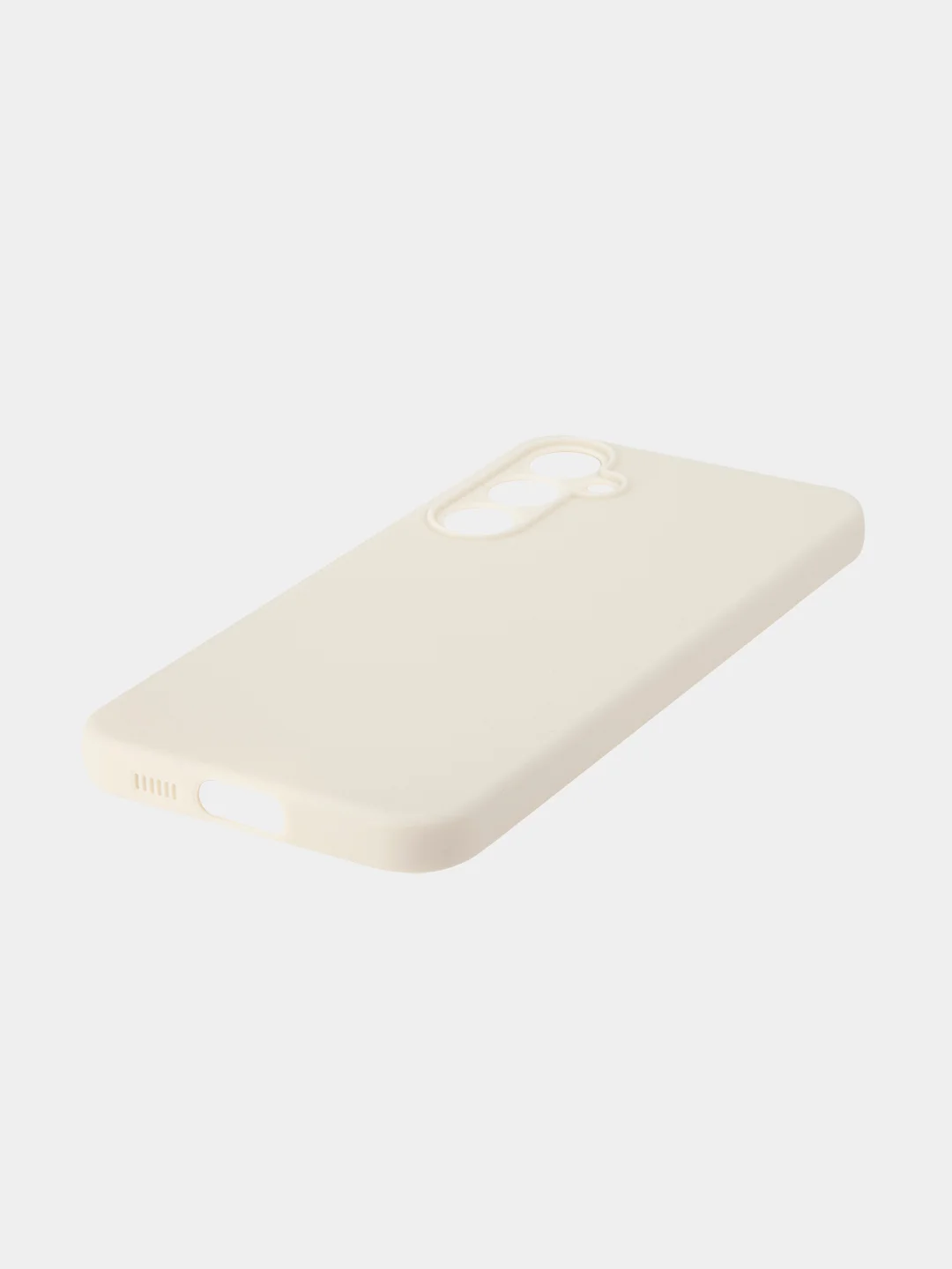 Кремовый чехол для Samsung Galaxy S23/ S23 FE/ S23+/ S23 Ultra BROSCORP силиконовый с защитой камер
