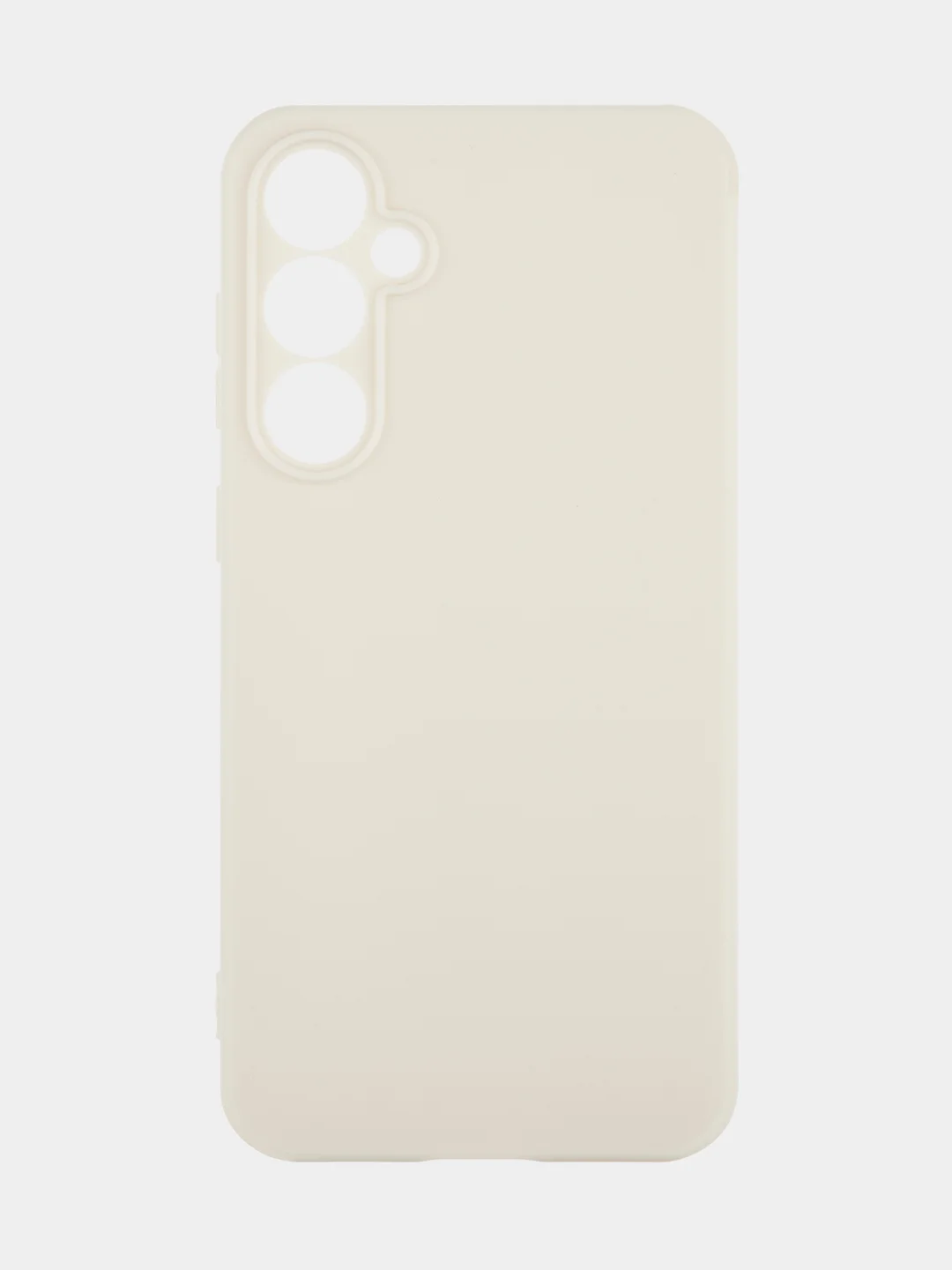 Кремовый чехол для Samsung Galaxy S23/ S23 FE/ S23+/ S23 Ultra BROSCORP силиконовый с защитой камер