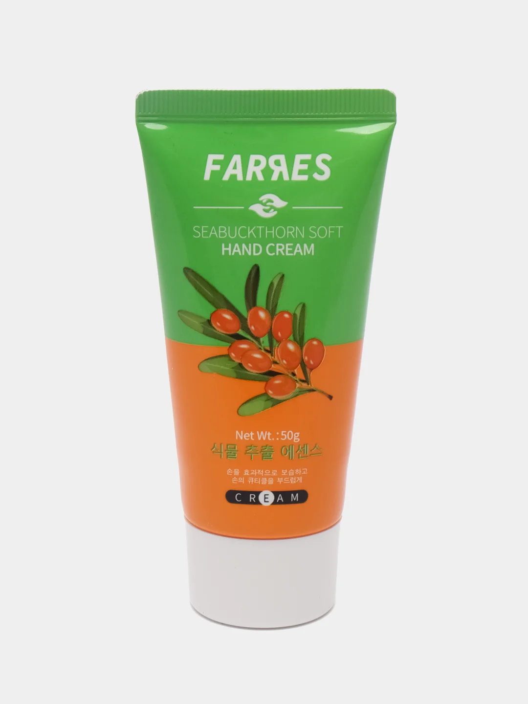 Зеленый крем для рук Натуральная коллекция FARRES, 50 г