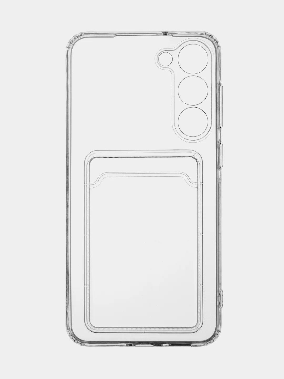 Молочный чехол для Samsung Galaxy S23/ S23 FE/ S23+/ S23 Ultra BROSCORP силиконовый с защитой камер
