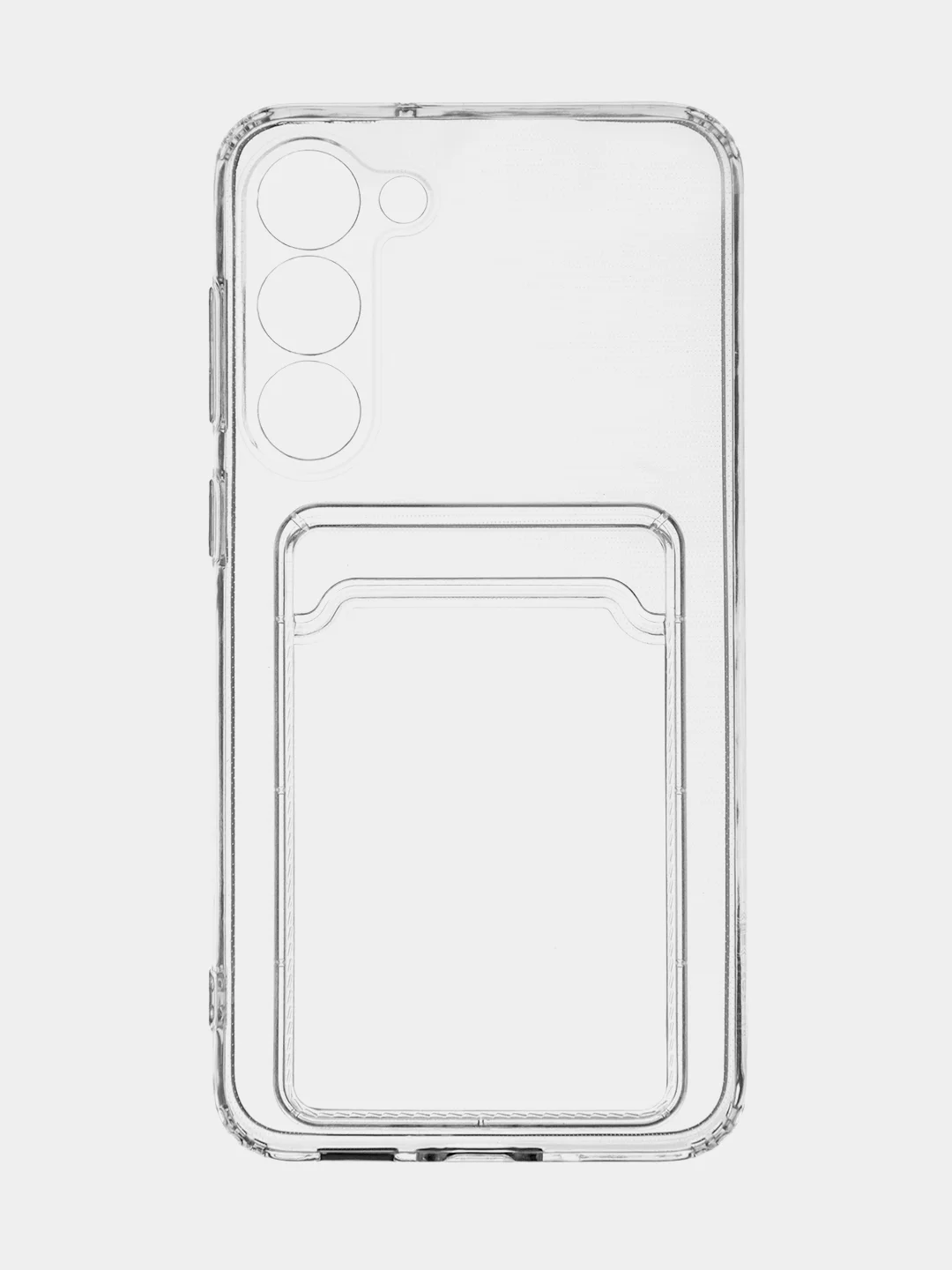 Молочный чехол для Samsung Galaxy S23/ S23 FE/ S23+/ S23 Ultra BROSCORP силиконовый с защитой камер