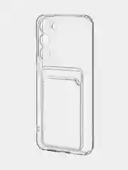 Молочный чехол для Samsung Galaxy S23/ S23 FE/ S23+/ S23 Ultra BROSCORP силиконовый с защитой камер
