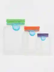Разноцветный пакеты для продуктов "Милашки", zip-lock