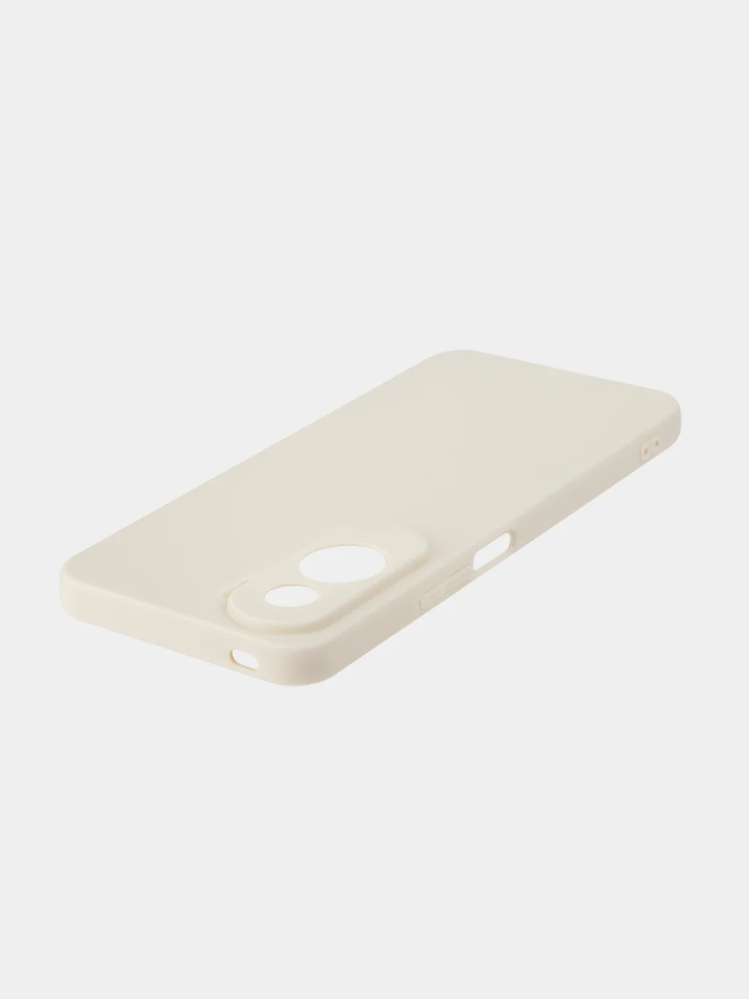 Молочный чехол BROSCORP для Honor 90 Lite, X50i матовый, силиконовый, тонкий, бортик вокруг камер