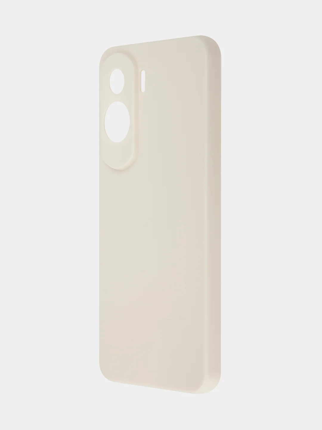 Молочный чехол BROSCORP для Honor 90 Lite, X50i матовый, силиконовый, тонкий, бортик вокруг камер