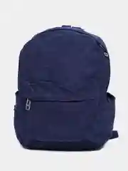 Синий вельветовый рюкзак