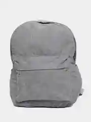 Серый вельветовый рюкзак