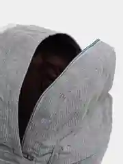 Серый вельветовый рюкзак