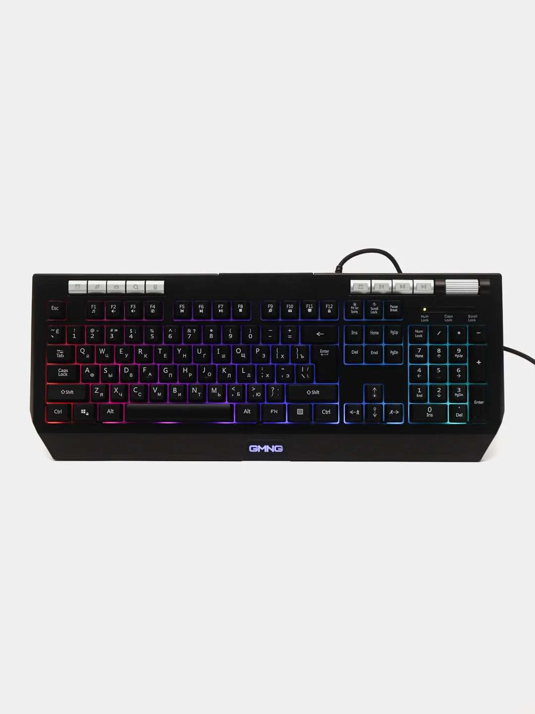 Черный клавиатура игровая GMNG 735GK, мембранная, USB