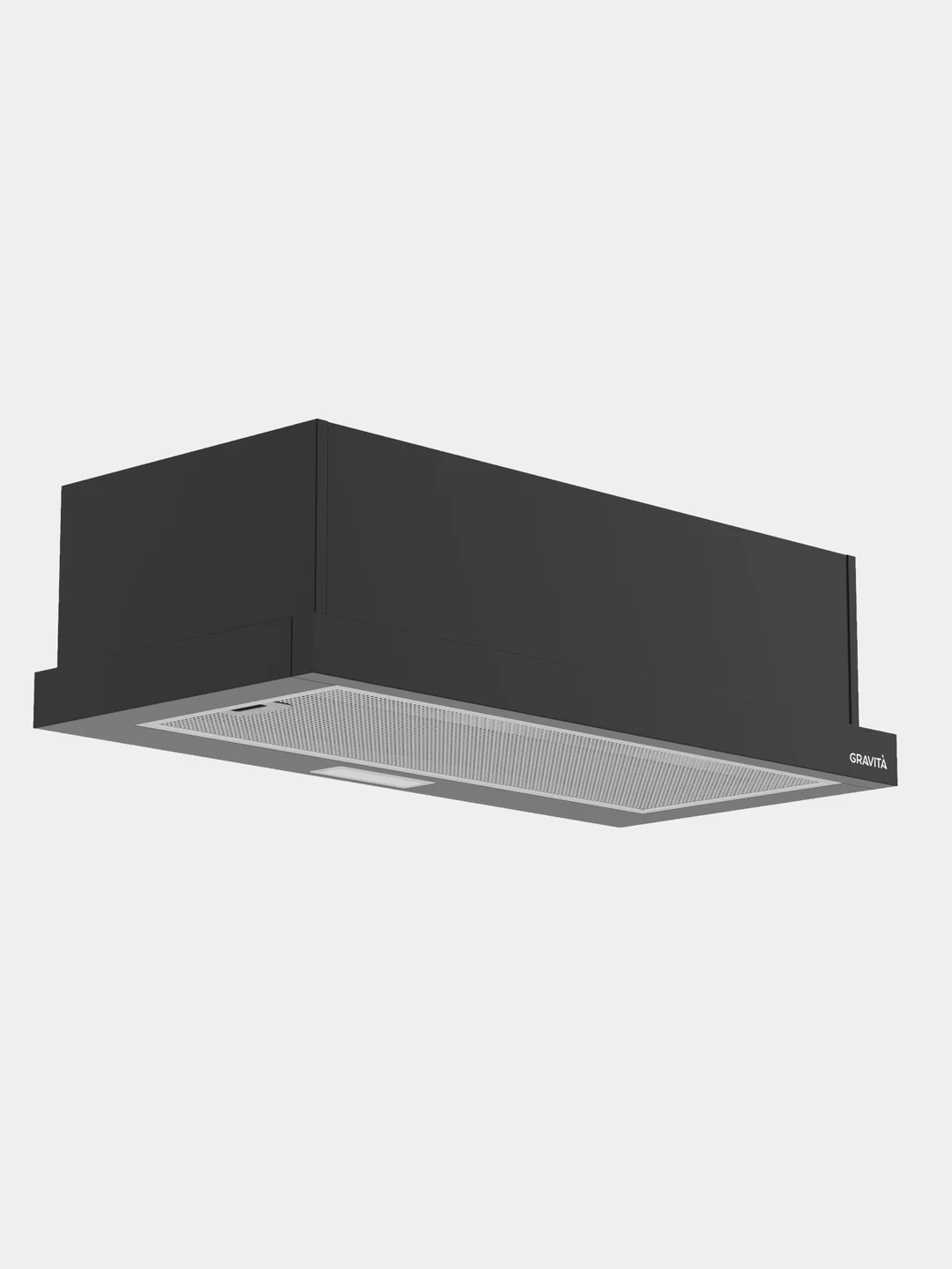 Вытяжка встраиваемая GRAVITA 630bk, 60 см, цвет черный
