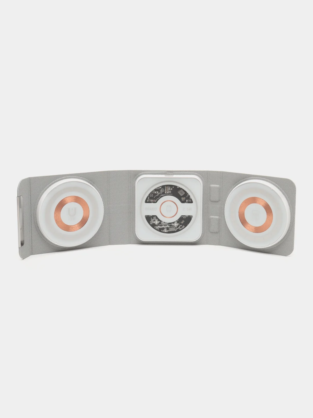 Белый беспроводное зарядное устройство 3 в 1, для iPhone (айфон), Apple Watch, AirPods, Magsafe