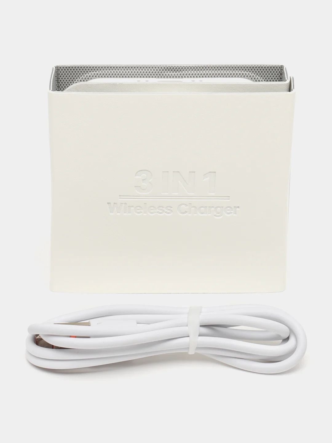 Белый беспроводное зарядное устройство 3 в 1, для iPhone (айфон), Apple Watch, AirPods, Magsafe