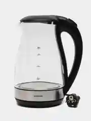 Черный чайник электрический Starwind SKP3039, с подсветкой, 1.7 л