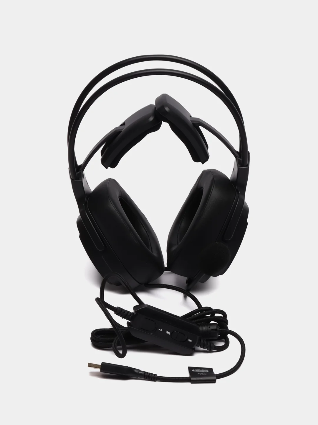 Черный наушники игровые компьютерные A4Tech Bloody G575, с микрофоном