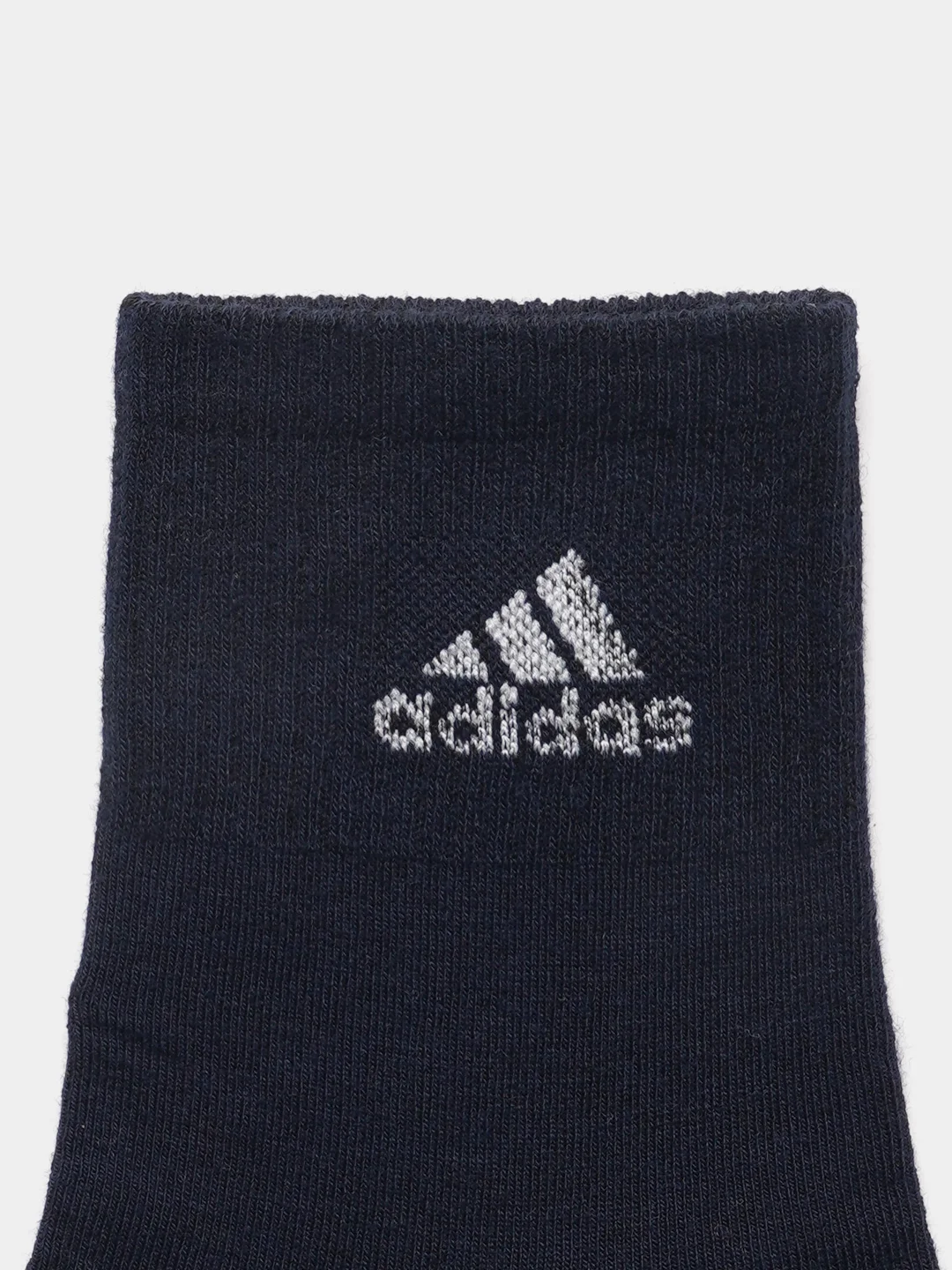 Носки мужские спортивные, средней длины, с вышитым принтом Адидас (Adidas), хлопок, 5 пар