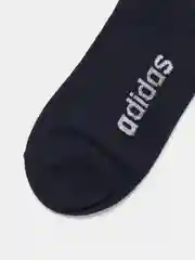 Носки мужские спортивные, средней длины, с вышитым принтом Адидас (Adidas), хлопок, 5 пар