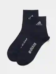 Носки мужские спортивные, средней длины, с вышитым принтом Адидас (Adidas), хлопок, 5 пар