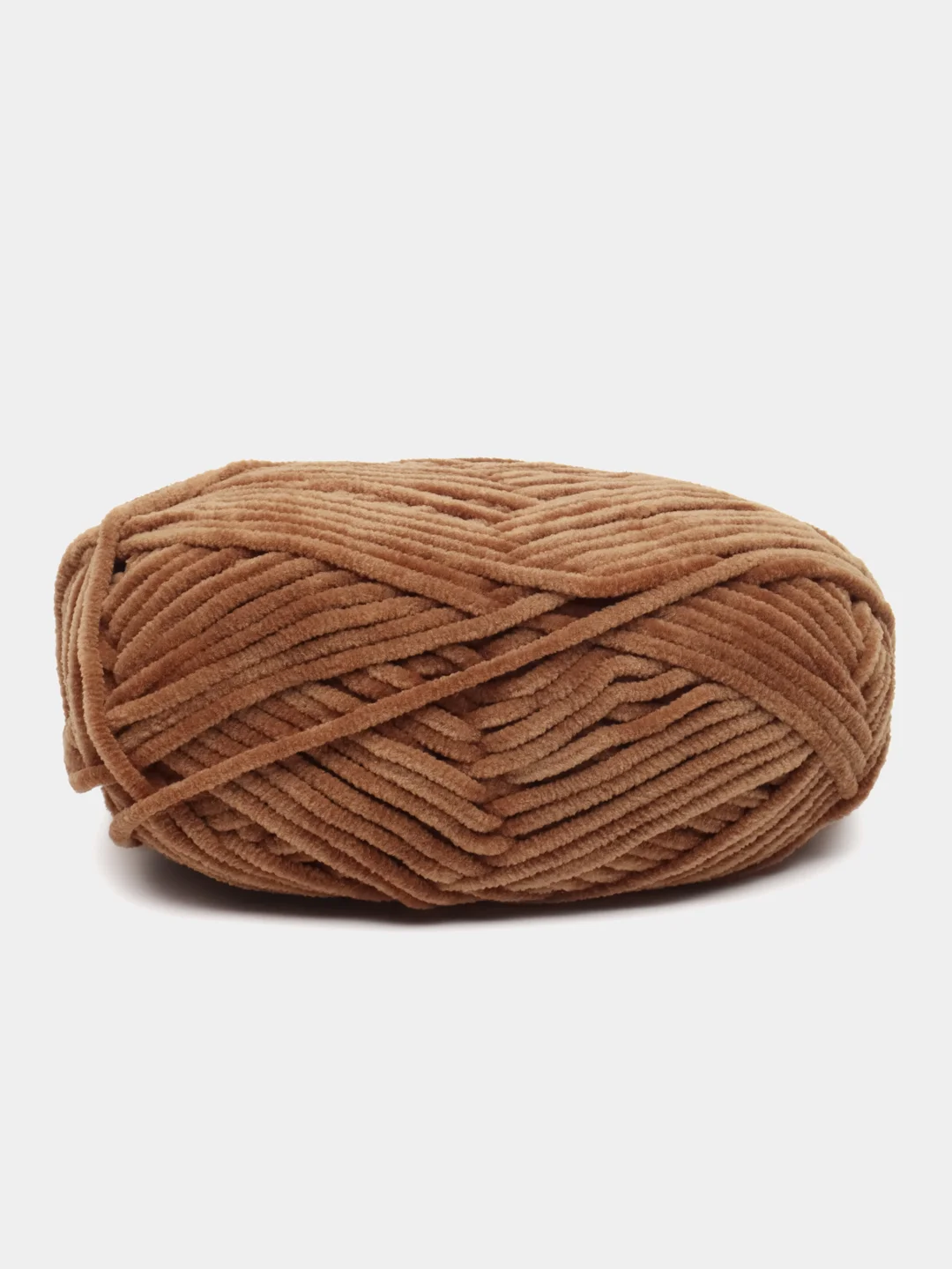 Светло-коричневый пряжа плюшевая YarnArt "Dolce Baby", 100% микрополиэстер, 50 г, 85 м