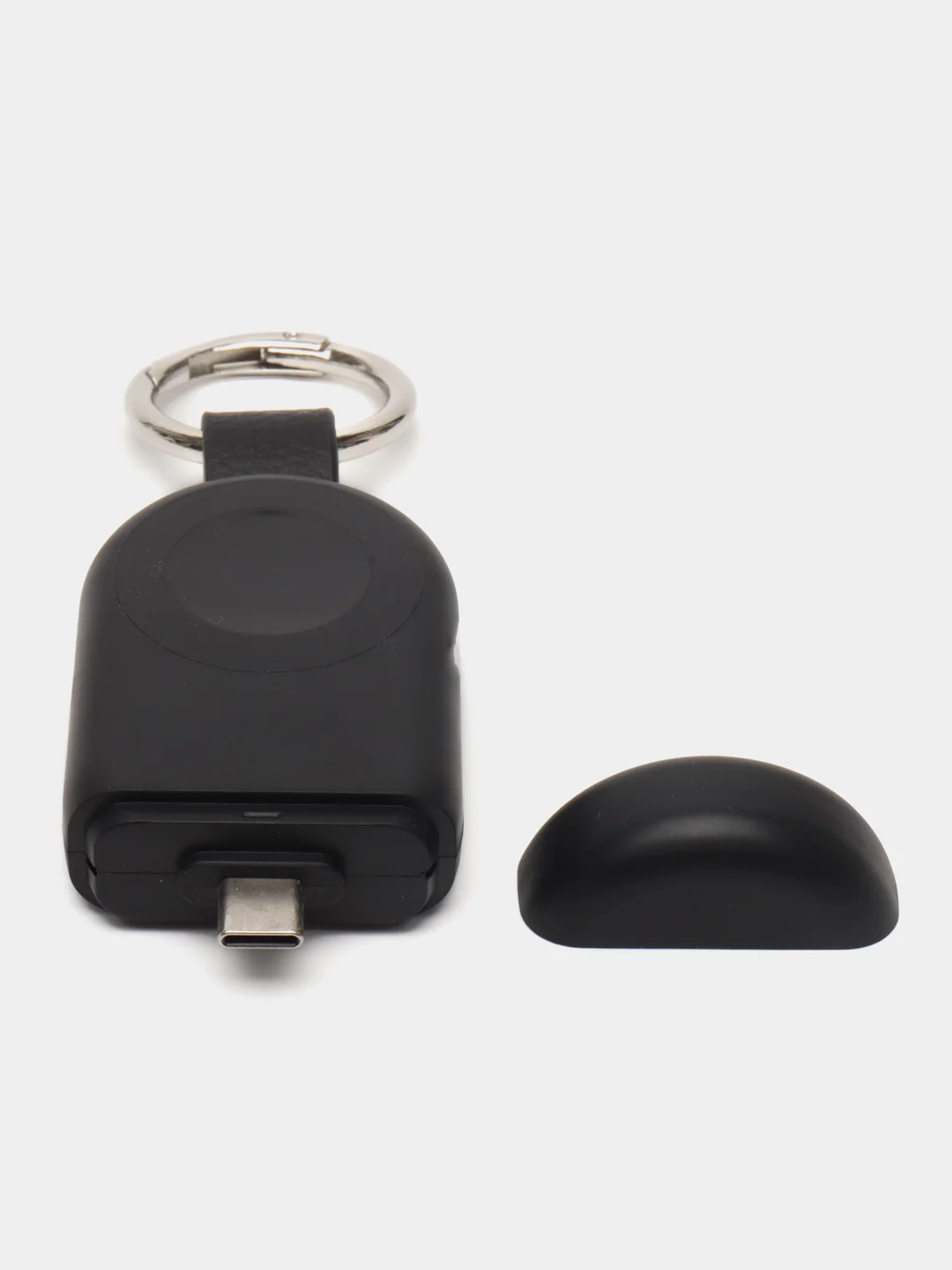 Черный магнитная беспроводная зарядная станция мини, для Watch и Airpods, 1200 mAh, Type C