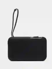 Черный пауэрбанк (PowerBank) для часов и телефона, 5000 мАч, с кабелем USB-C ty USB-C