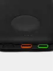 Черный пауэрбанк (PowerBank) для часов и телефона, 5000 мАч, с кабелем USB-C ty USB-C