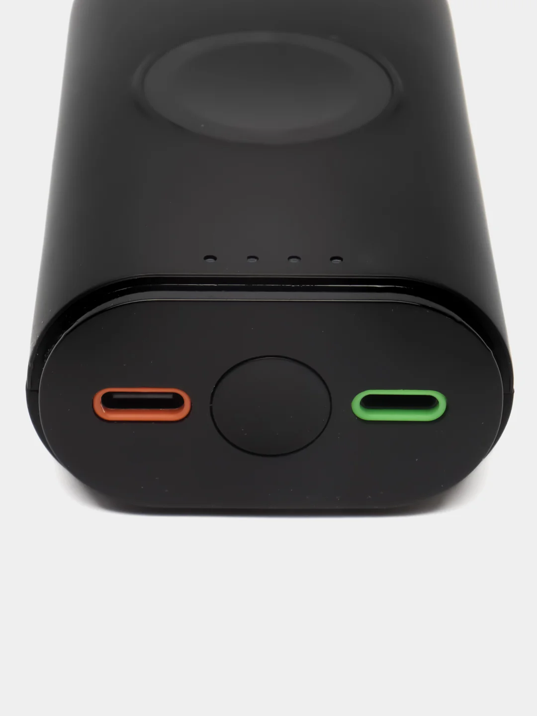 Черный портативный магнитный PowerBank, для Apple Watch, AirPods и телефона, 5000 мАч