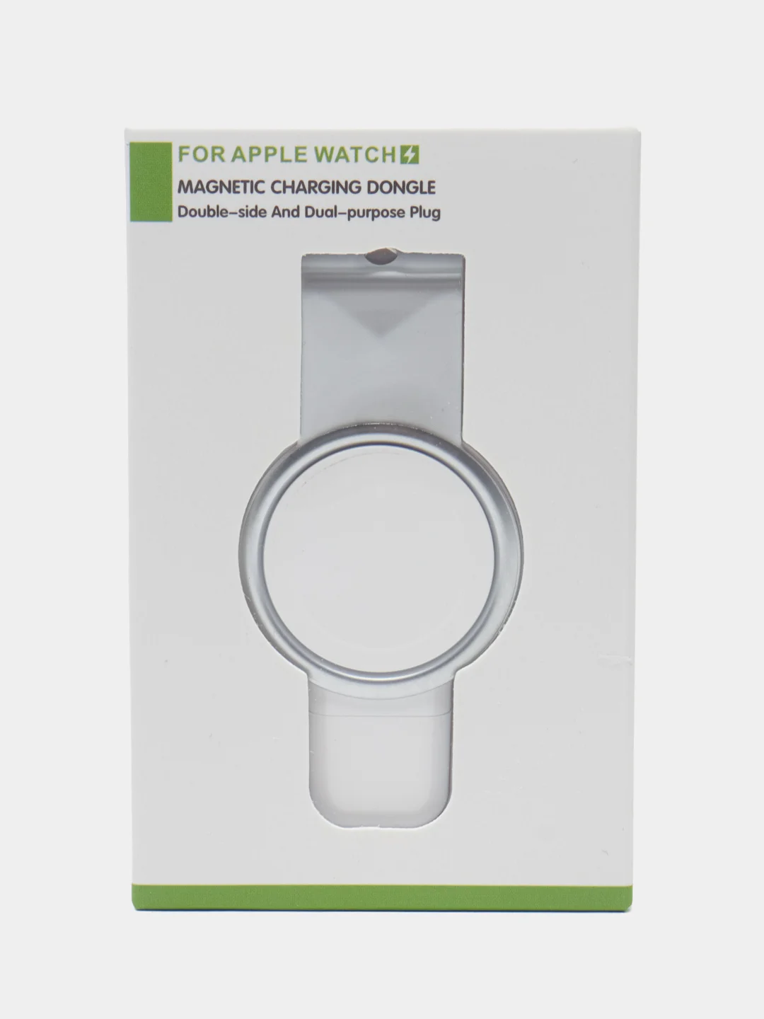Белый портативное беспроводное зарядное устройство, для Apple Watch и Samsung Galaxy Watch