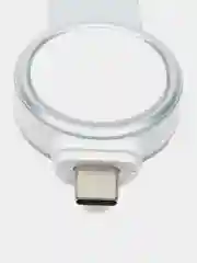 Белый портативное беспроводное зарядное устройство, для Apple Watch и Samsung Galaxy Watch