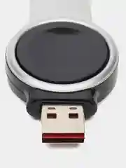 Черный портативное беспроводное зарядное устройство, для Apple Watch и Samsung Galaxy Watch