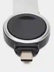 Черный портативное беспроводное зарядное устройство, для Apple Watch и Samsung Galaxy Watch