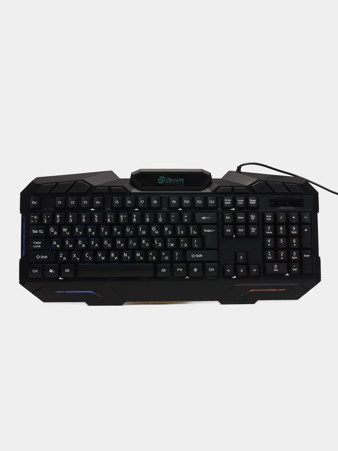 Черный клавиатура игровая Oklick 700G Dynasty, мембранная, USB