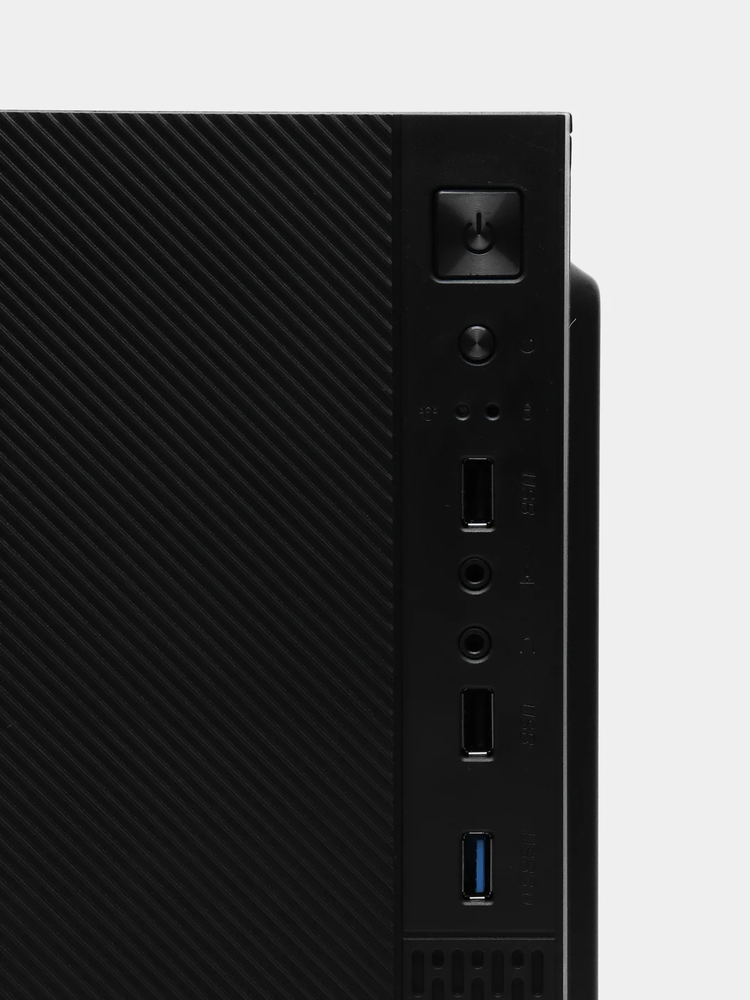 Черный корпус компьютерный Accord ACC-263B без БП, mATX 1 х 80 мм, 2 х USB 2.0, USB 3.0