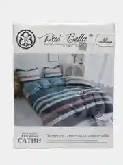 Серый комплект постельного белья, 2х спальный, сатин