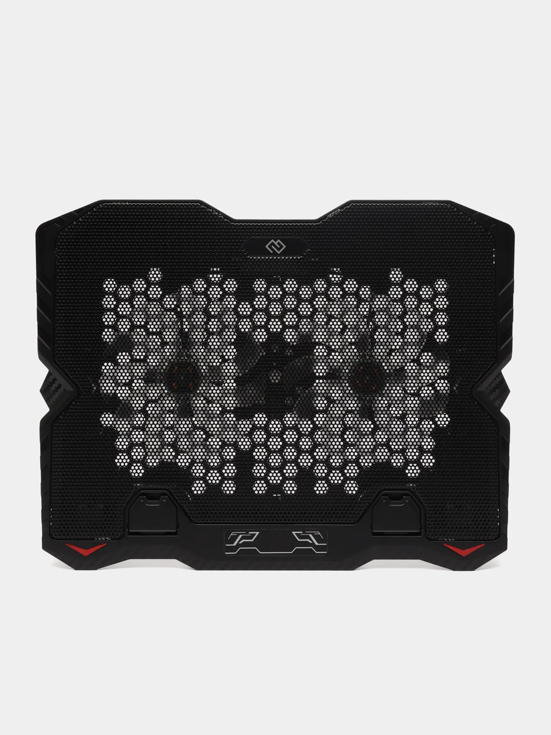 Черный охлаждающая подставка для ноутбука Digma D-NCP150-2, с LED-подсветкой, 15.6"