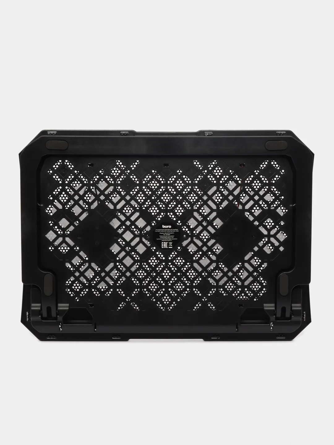 Черный охлаждающая подставка для ноутбука Buro BU-LCP150-B213, 15"