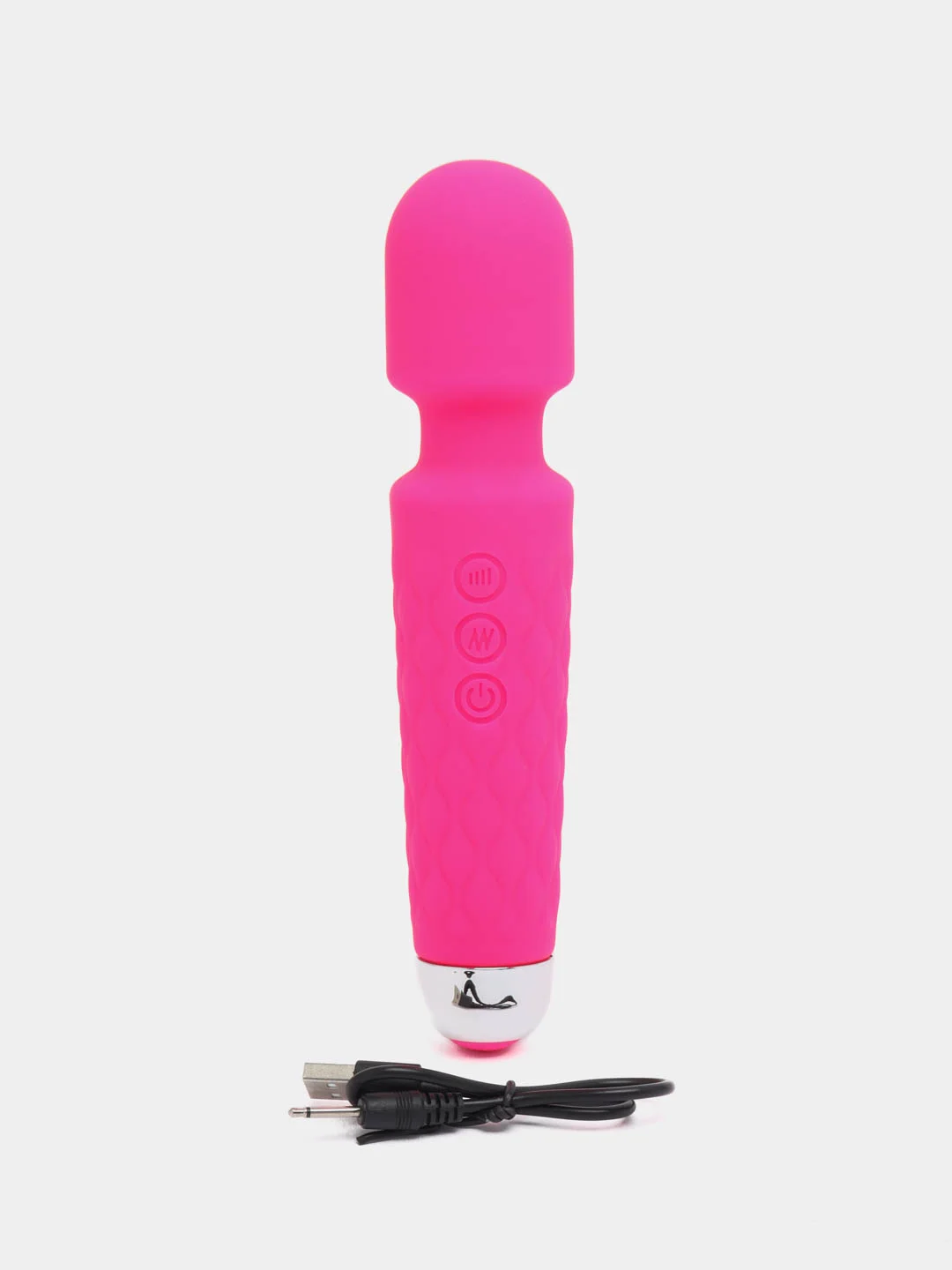 Розовый вибратор женский Magic Wand, 20 режимов работы