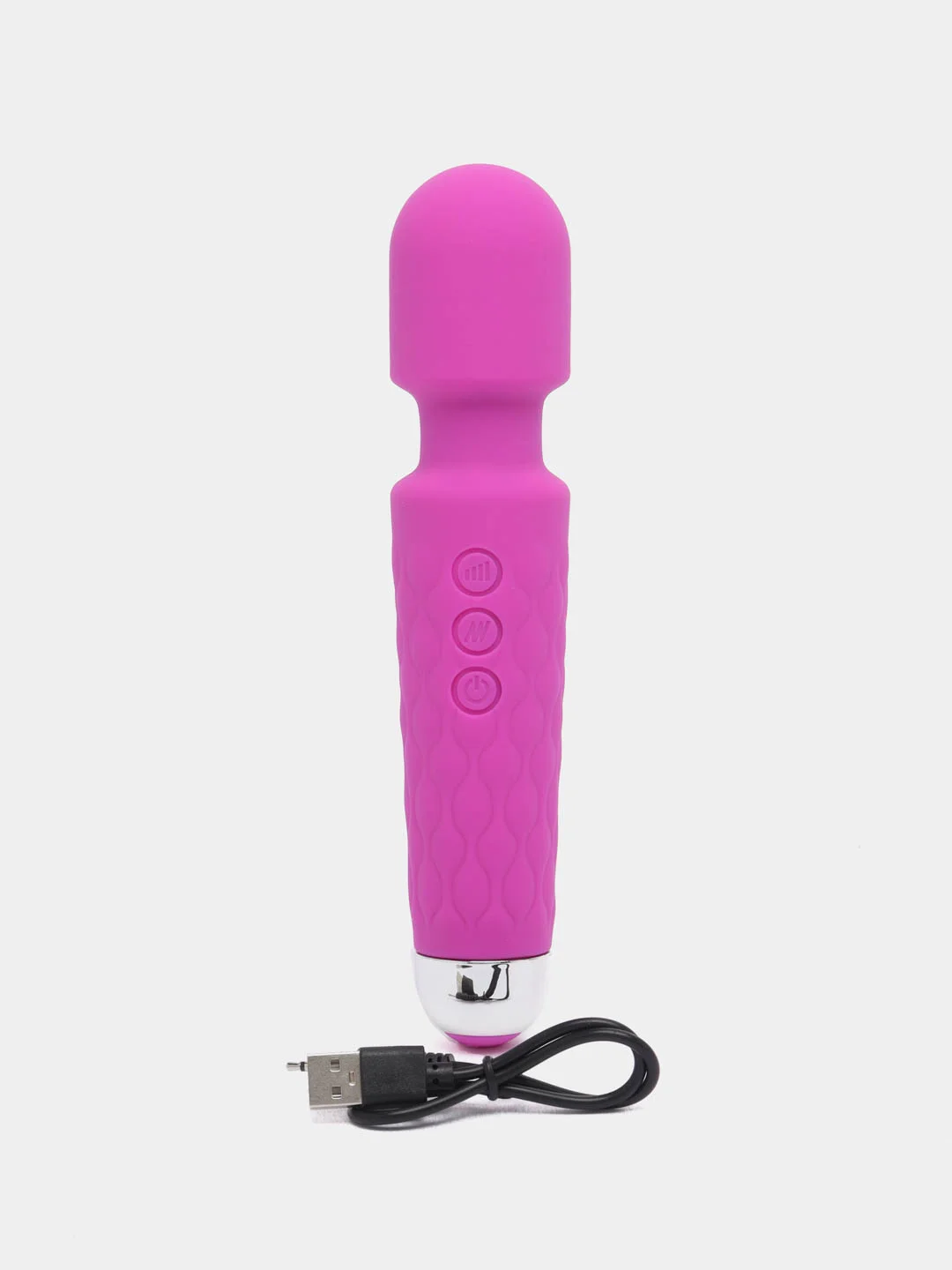 Фиолетовый вибратор женский Magic Wand, 20 режимов работы