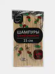 Деревянные шпажки-шампуры из бамбука, разные размеры, 100 штук