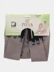 Серый металлик колготки для малышей под подгузник "Posh Detki"