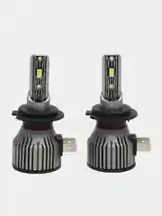 Светодиодная авто лампа LED, 120w 2 шт. Лед H4, H7, Н8, Н9, Н11, HB3, HB4, 9005, 9006