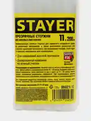 Прозрачный клеевые стержни STAYER, 11 х 200 мм универсальные,