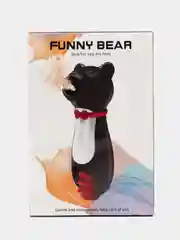 Вибратор Funny Bear, вакуумно-волновой вибратор