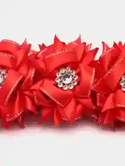 Серебряный резинка на гульку, с люрексом
