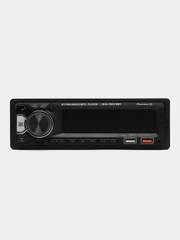 Автомагнитола DV-Pioneer.ok, 1 DIN, Bluetooth, AUX, USB, пульт в комплекте, 7 цветов подсветки