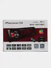 Автомагнитола DV-Pioneer.ok, 1 DIN, Bluetooth, AUX, USB, пульт в комплекте, 7 цветов подсветки