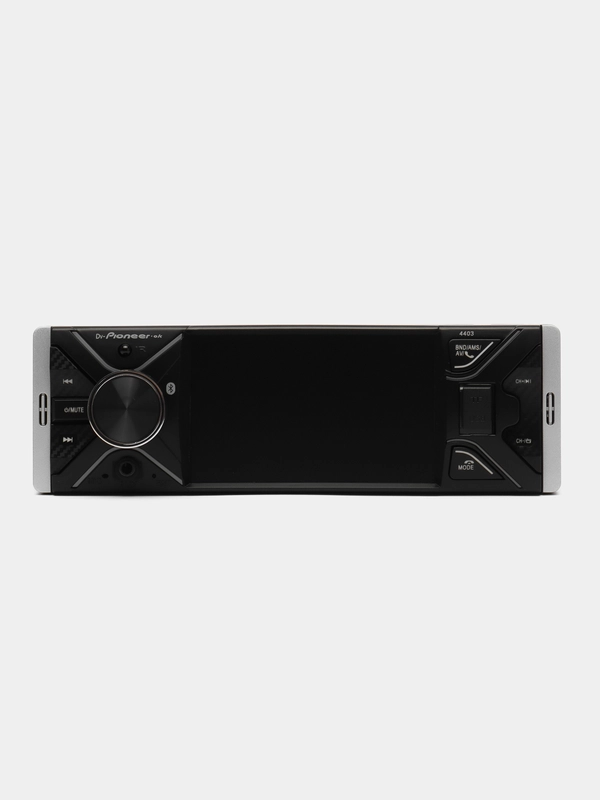 Магнитола автомобильная 1 DIN, с экраном 4", Bluetooth, USB, AUX, пульт