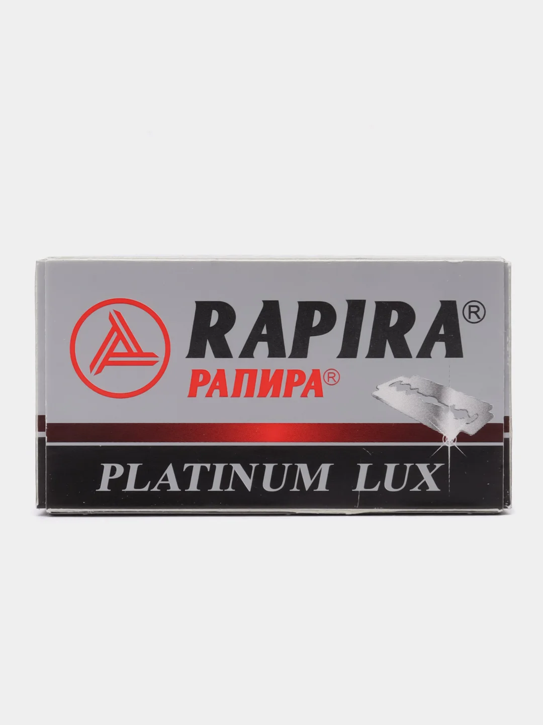 Серый сменные лезвия Rapira "Платина Люкс", 5 штук